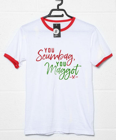 You Scumbag You Maggot Ringer Mens T-Shirt 8Ball